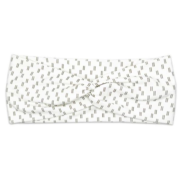 Luna - Women's Bamboo Headwrap headband with polka dots from Tiny Knot Co.